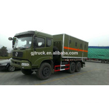Dongfeng 6x6 anti explosive van box truck for dangerous goods transportation